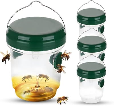 Hoornaar Val - Hoornaarval Aziatische - Wasp Trap - Plastic - Pesticidevrij - 360° Geurverspreiding - Voor Buitengebruik