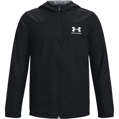 Under Armour Jungen UA Sportstyle Windbreaker-Jacke Black-S (US YSM)