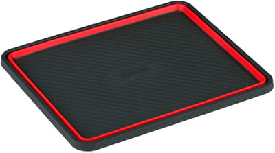 Dunlop Vehicle - Antislipmat lederlook - Antislipmat - Siliconen (Sc) - zwart/rood -16.4cm x 20cm