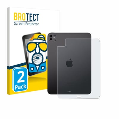 BROTECT - Screenprotector voor Apple iPad Pro 11" WiFi 2024 (Achterkant) - Folie Beschermfolie matte 2 Stuks