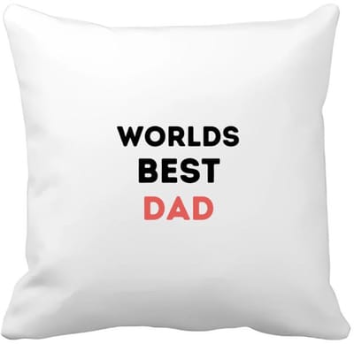Akyol - worlds best dad Kussen hoes - Papa - de beste vader - vader cadeautjes - vaderdag - verjaardagscadeau - verjaardag - cadeau - geschenk - kado - gift - vader artikelen - 40 bij 40 cm