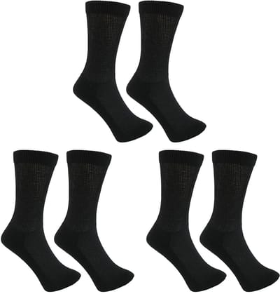 Dailygoods- Thermosokken 3 Paar - Ademend - Zweetabsorberend - Comfortabel - Duurzaam - Geschikt voor Wandelen - Wollen Sokken