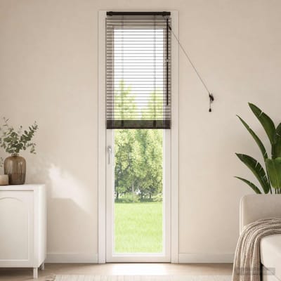 vidaXL - Venetiaanse - jaloezie - Donkerbruin - 40 - x - 250 - cm - 35 - mm