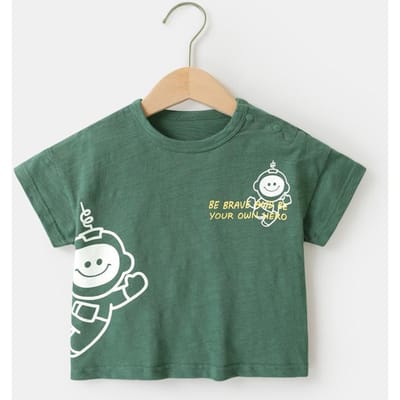 Babykleding Casual T-shirts met korte mouwen Zomerkleding Jongens Meisjes Baby Kinderen Kinderen Zomer Tops met halve mouwen 120cm gray