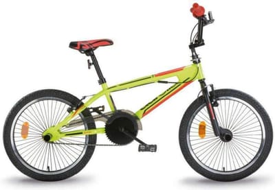 BMX Fiets - Freestyle Fiets - Buiten Spelen - Lichtgewicht Frame - 20 inch - Fluorescent