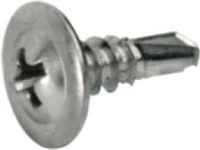 Senco Waferhead Platte Brede Kop Zelfborende Punt - 4,2x25mm - Verzinkt - 1000 Stuks