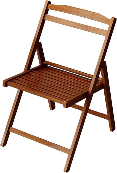 Klapstoel met rugleuning - Houten buitenstoel - Extra zitplaatsen bieden - Geen montage nodig - Niet gespecificeerd - Houtkleur