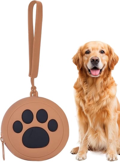 Snacktas Hond - Trainingszak Puppy - Hondentraining Buiten - Handsfree Bediening - 9 x 8.8 x 4 cm - Zwart