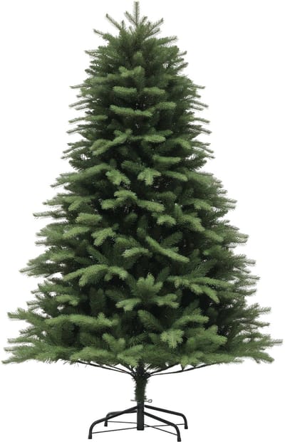 HOMCOM Christmas Tree Kunststof, Staal Ø105 x 180H cm Groen