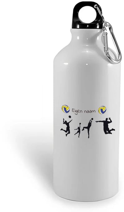 Hacebo® - Voetbal met naam - waterfles - Voetbal - Voetbal fans - Cadeau - Verjaardag - Geschenk - Gepersonaliseerd - water fles - 400ML