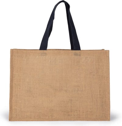 Kimood XL shopper KI0743 - Natural / Navy - One size