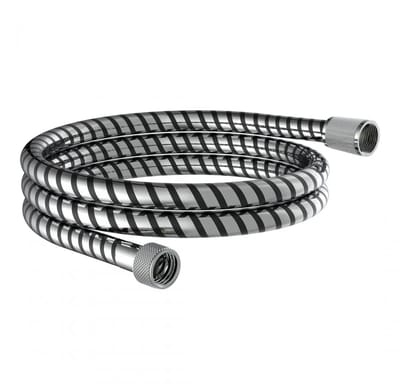 Doucheslang 150 cm Zwart / Chroom | Per Stuk