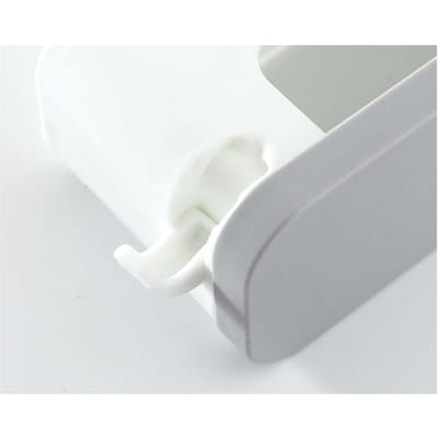 Intrekbaar Wandgemonteerd Wastafelrek voor Badkamer Keuken Opbergruimte Zelfklevende Patch Geen Boren Muur grijze kleur