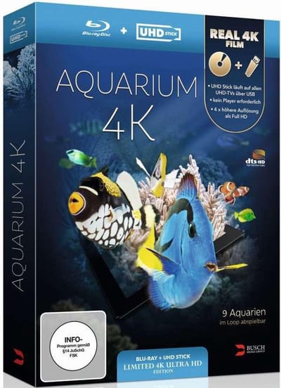Alive AG Aquarium 4K (UHD Stick in Real 4K + Blu-ray) - Limited Edition