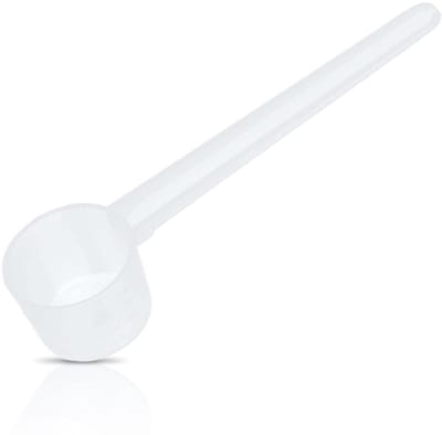 Dailygoods- Maatlepels 5g - Maatlepel Set - Transparant - Hoogwaardig Kunststof - Schaalverdeling 2g/3g/4g - Totale Lengte 11 cm