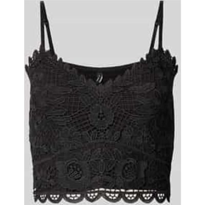 slim fit top met bandjes van viscosemix model 'HONEY'