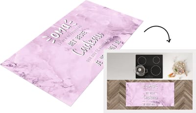 Keukenloper - Loper keuken - Oma - Quotes - Spreuken - Oma je hebt mij al - 120x60 cm - Keukenloper vinyl