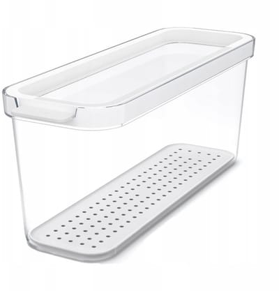 Rotho CAUMA Koelkastorganizer 27x9.2x11.3 cm 2L Wit/Transparant