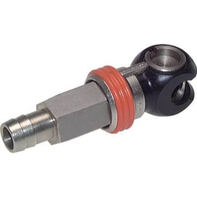 Staal/Messing DN 8 Safety Luchtkoppeling Snelkoppeling 9 mm Slangpilaar
