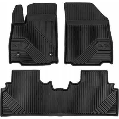 Frogum No.77 Kia EV3 vanaf 2024 - Rubberen Automatten - Set van 3 - TPE - 4 cm Opstaande Rand - Geurloos