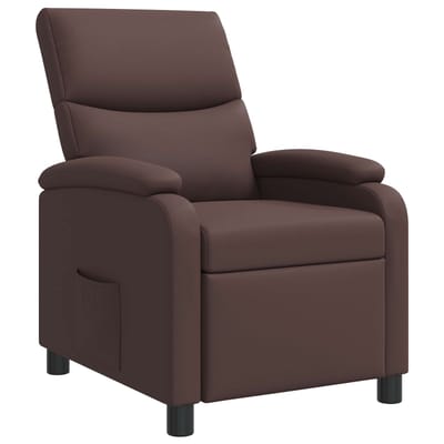 vidaXL - Recliner - Bruin - Kunstleer