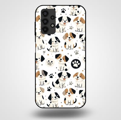 Smartphonica Telefoonhoesje voor Samsung Galaxy A13 4G met honden opdruk - TPU backcover case honden design geschikt voor Samsung Galaxy A13 4G