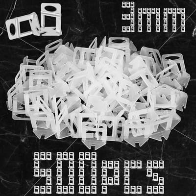 Tegel Leveling Systeem - Afstandhouders Clips - Vloer Tegelen - Eenvoudig Af te Breken - 1/8 Inch Voeg