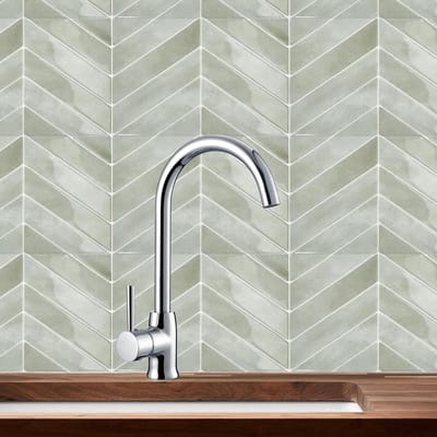 Dailygoods - 10 stuks plaktegels, keuken, badkamer, 3D-tegelstickers, waterdichte wandtegels, keukentegels, zelfklevend, overplakken, badkamer (29 x 23 cm) (donkergroen)