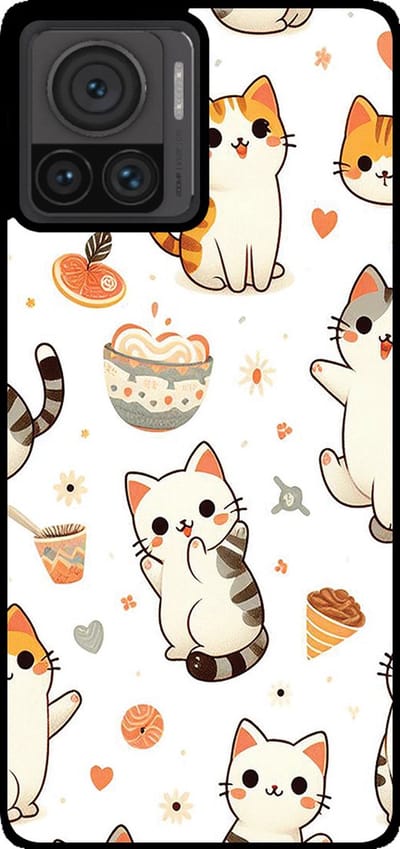 Smartphonica Telefoonhoesje Geschikt voor Motorola Edge 30 Ultra / Moto X30 Pro 5G met katten opdruk - TPU backcover case cat design geschikt voor Motorola Edge 30 Ultra;Motorola Moto X30 Pro 5G