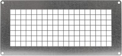 Ventilatierooster Rechthoekig - Lucht Toevoer - Luchtcirculatie Optimaliseren - Duurzaam Gegalvaniseerd Staal - 250 x 120 mm - Gegalvaniseerd