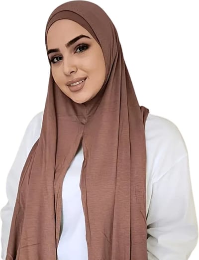 Bovista Hoofddoek - Hijab - Dames - Abaya - Sjaal - Islamitische Kleding - Moslim Kleding - Alhamdulillah - Koffie