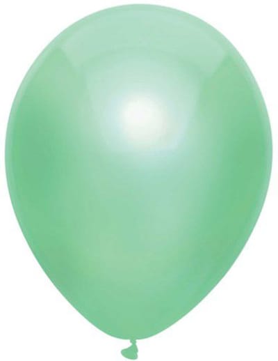 Ballonnen metallic mint - 30 cm
