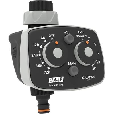 G.F. Garden Aquatime Due.5 Elekt Watercomp GF80006025 Besproeiingscomputer werkt op batterijen