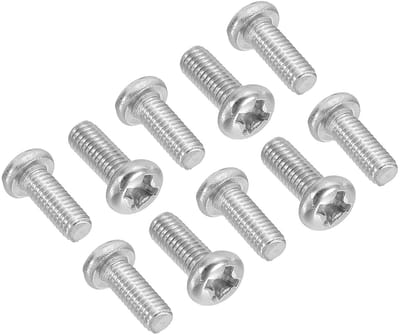 Verzonken kopschroeven M3 - 0,5 x 10 mm, 80 stuks roestvrij staal 304, volledige schroefdraad, ideaal voor machines en constructies