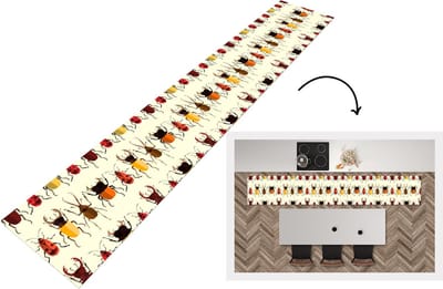 Keukenloper - Loper keuken - Kever - Patronen - Insecten - 300x50 cm - Keukenloper vinyl