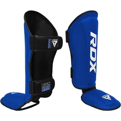 RDX Sports Shin Instep Molded KING - Blauw - Small