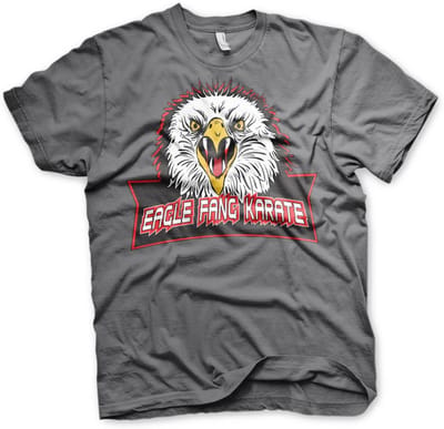 Cobra Kai Eagle Fang Karate T-shirt donkergrijs