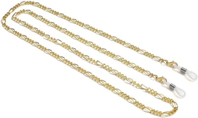 Brillenketting Glazen - Brilhouder Ketting - Veilig Bril Dragen - Eenvoudig Anti-verloren - Standaard Maat - Zwart Goud