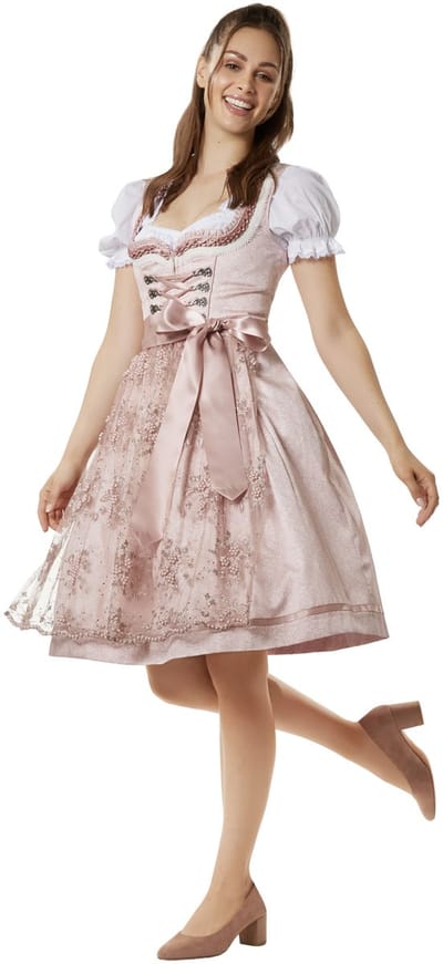 dressforfun - Vrouwenkostuum midi-dirndl Hannah - 40 - Verkleedkleding Oktoberfest - Duitse Jurk - Feestkleding - Klederdracht - Feest - Partykleding