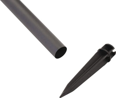 Luxform - Kodiak - Tuinlampen 2 stuks - Solar 5 Lumen - RVS & Glas - Antraciet - Werkend op zonne-energie