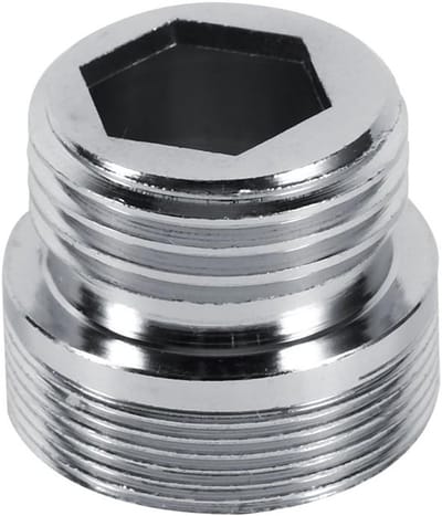 Converter voor 22mm naar 20mm, G1/2 Kraanadapter voor Keuken, Koper Waterfilter Aerator Accessoires met Draad 24mm naar 15mm