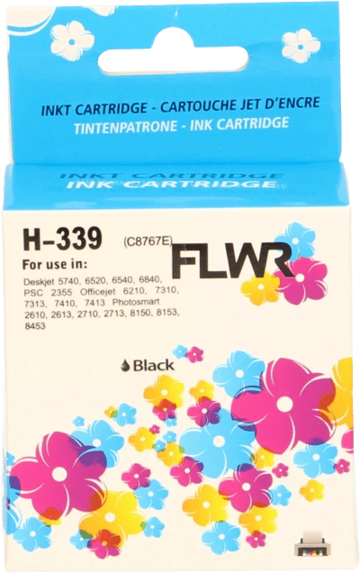 FLWR - Cartridges / HP 339 / zwart / Geschikt voor HP