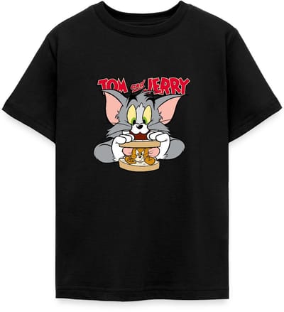 Tom En Jerry Sandwich Muis Broodje T-Shirt Tiener