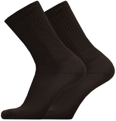 UphillSport - 2-Pack - Merino Sport Sokken - Badstof Schokabsorberend - Heren / Dames - zwart - 35-38 - 9125