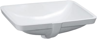 Laufen Pro A - Inbouwwastafel, 49x36 cm, zonder kraangat, met LCC, wit H8119614001091