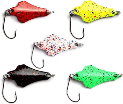Lepel Set - Forel Lokaas - Vissen - Ultralicht Ontwerp - 5 stuks 25 cm - Assortiment Kleuren