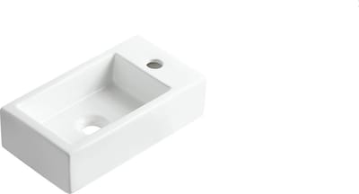 Sanifun Otto M fontein rechts 400 x 220 x 110 mm keramiek glans wit