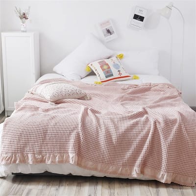 Spreien kant deken plain throw deken sofa couch cover Zachte deken (Color : B, Size : 110x160cm)