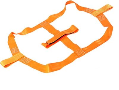 Spanbanden voor motorfiets - Sjorbanden - Autotransport - Aanhangwagen - Sjorlussen - Sjorsysteem voor achterwiel - Spanriem - Tie-down riem - Accessoires - Transportbeveiliging - Universele - Oranje