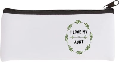 Akyol - i love my aunt Etui - Tante - liefste tante - verjaardag - cadeautje voor tante - tante artikelen - kado - geschenk - 20 bij 9 cm
